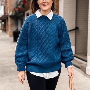 Oversized Chunky Knit Sweater